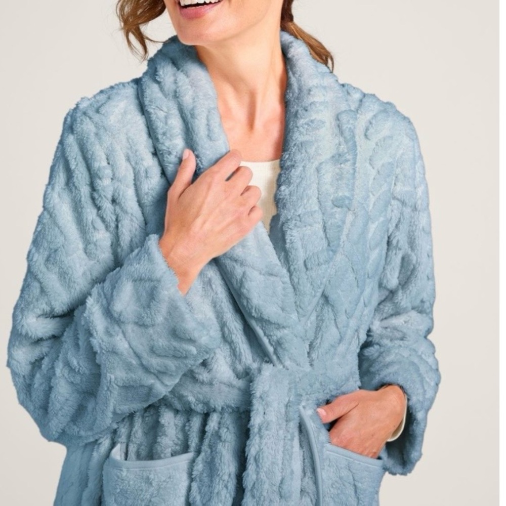 Soft Surroundings Textured Most Wonderful Robe - Picture 4 of 5